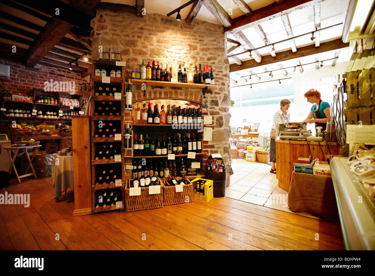 Village shop, Ross on Wye Stock Photo Alamy