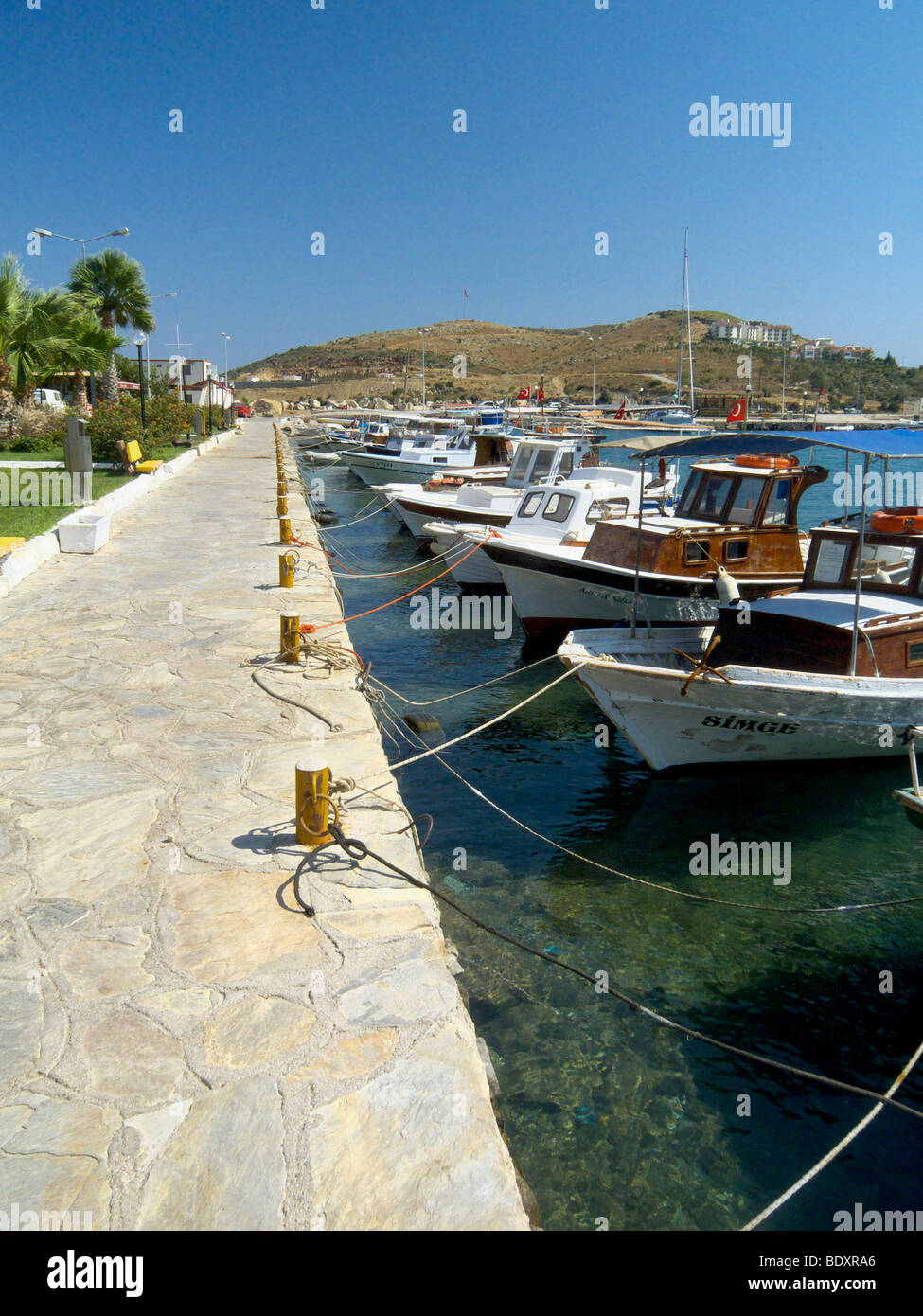 View of Datça, Turkey Stock Photo