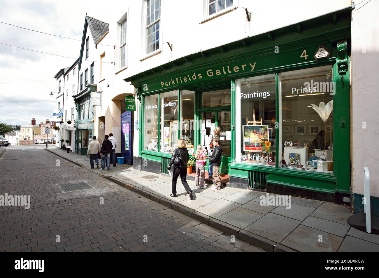 Gallery, Ross on Wye Stock Photo Alamy