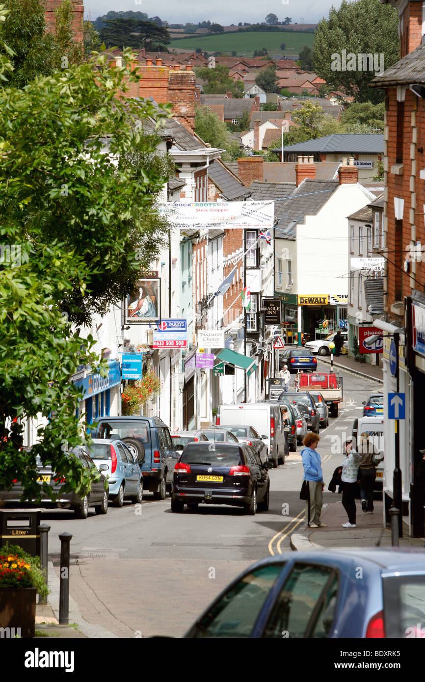 High street, Ross on Wye Stock Photo Alamy