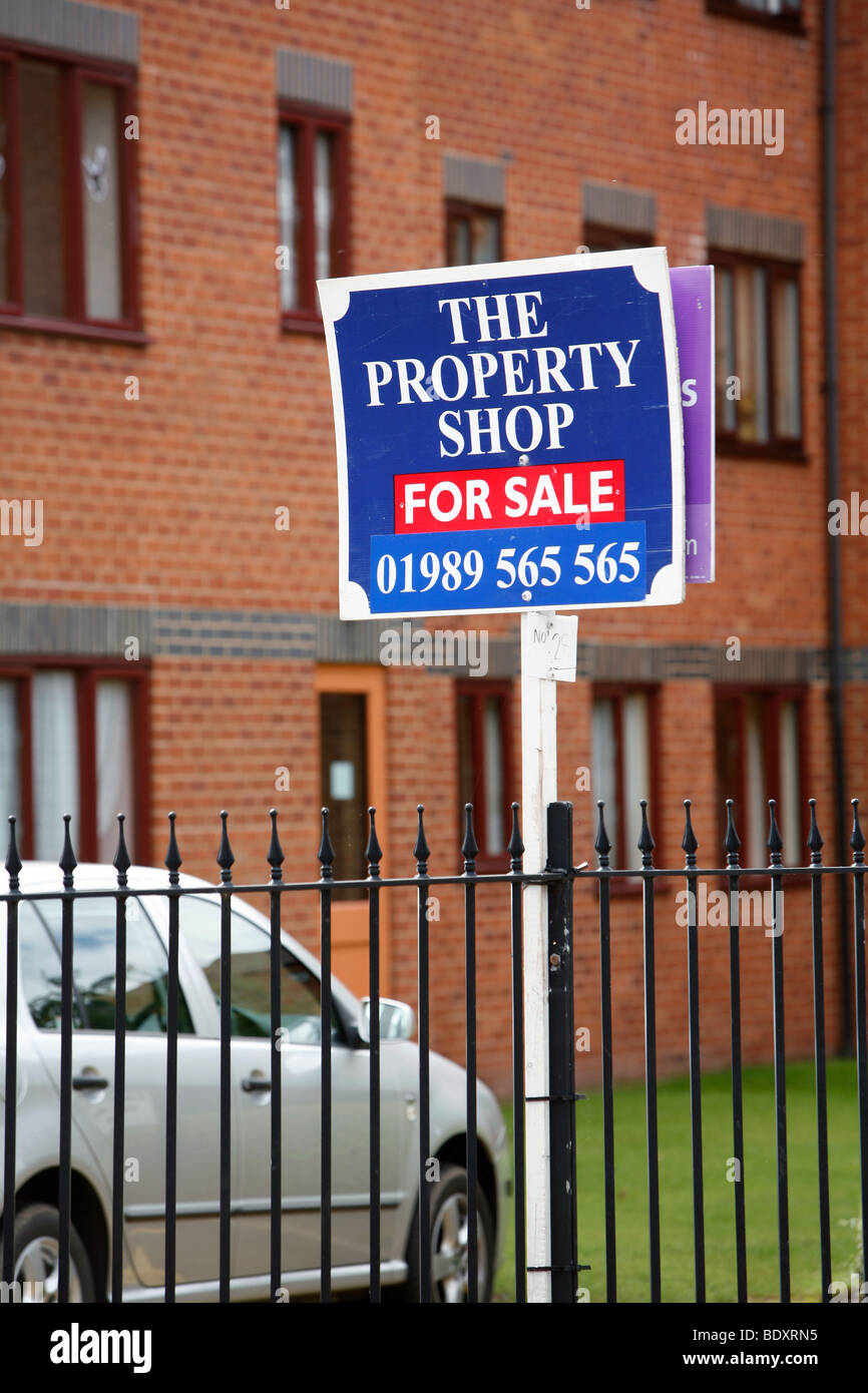 Property for sale, Ross on Wye Stock Photo Alamy