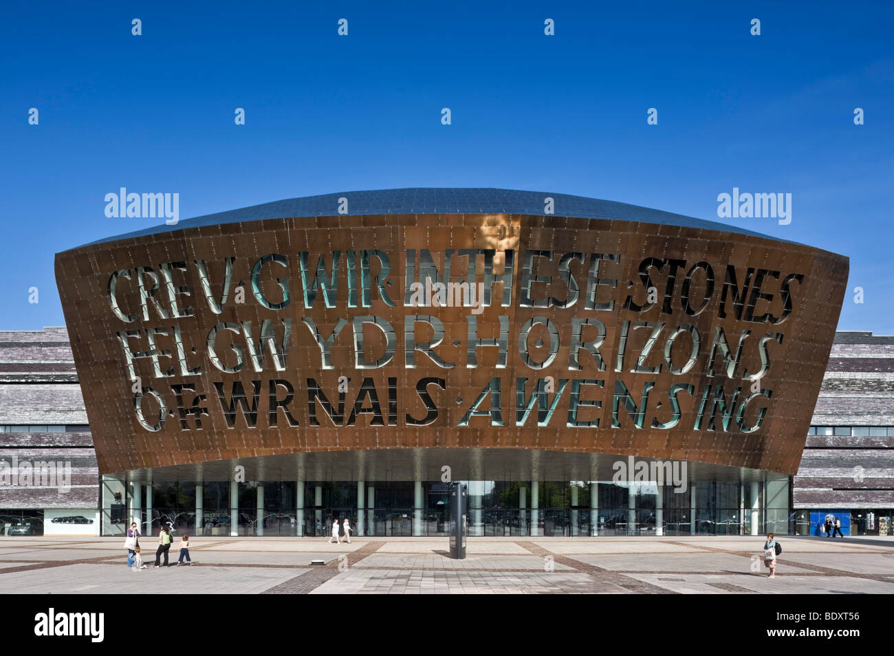 The Millennium Centre in Cardiff Bay Stock Photo