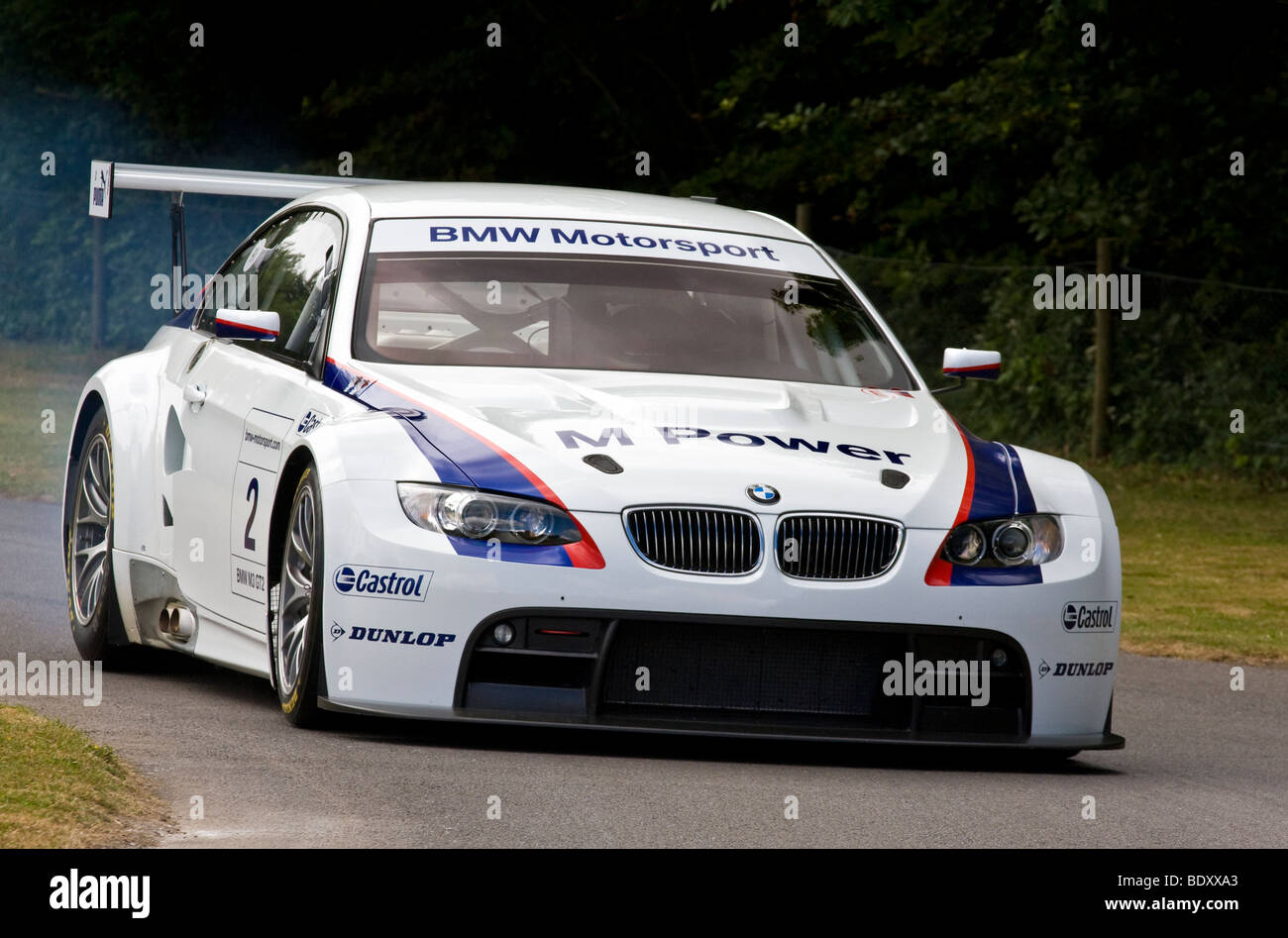 2009 BMW M3 GT2 American Le Mans Series racer with driver Dirk ... 2009 BMW M3 GT2 American Le Mans Series racer with driver Dirk ...