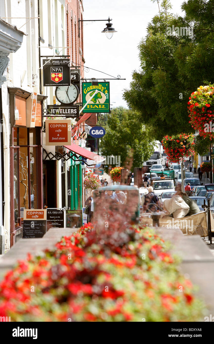 High street, Ross on Wye Stock Photo Alamy