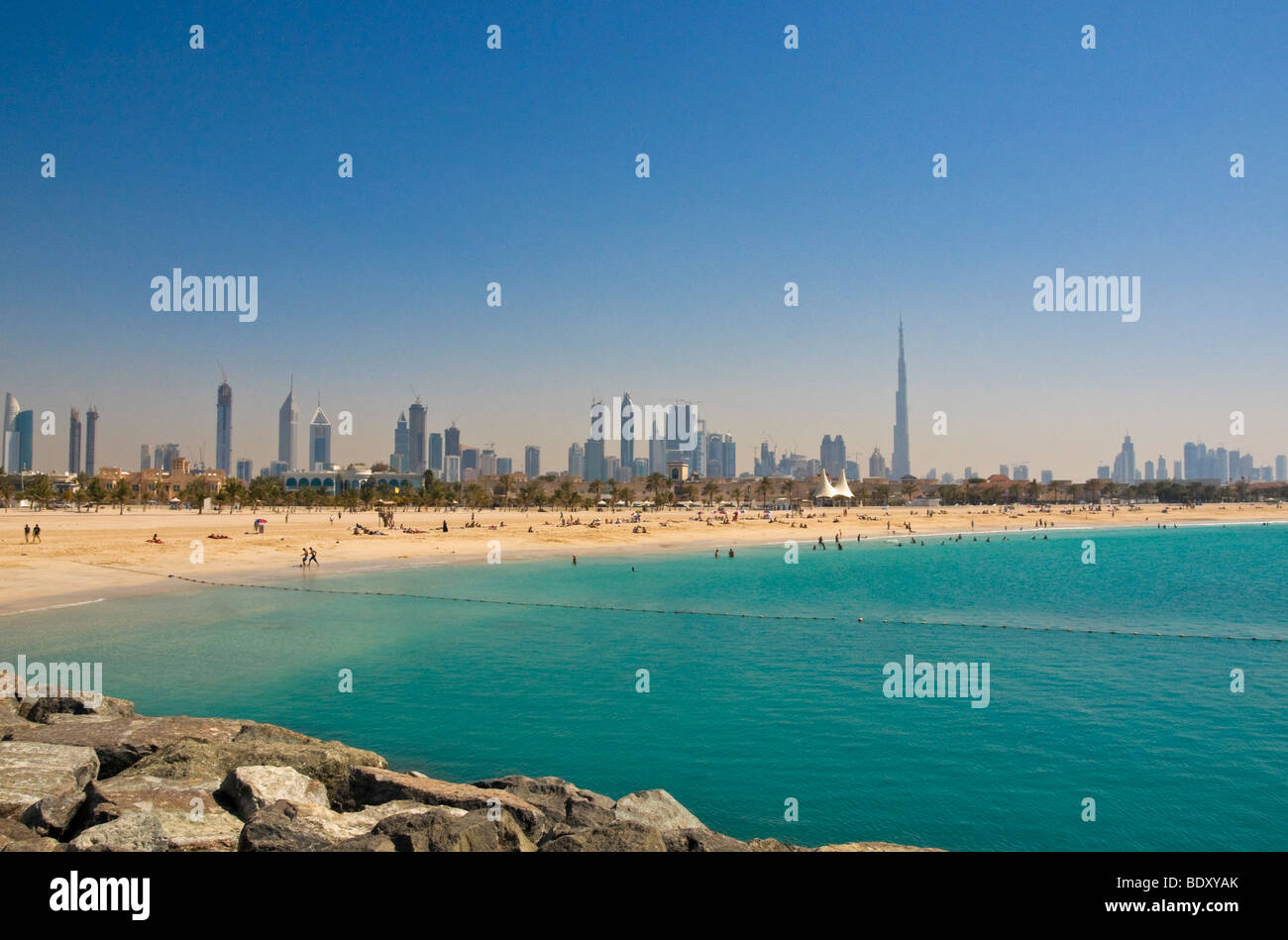 Dubai Skyline Stock Photo
