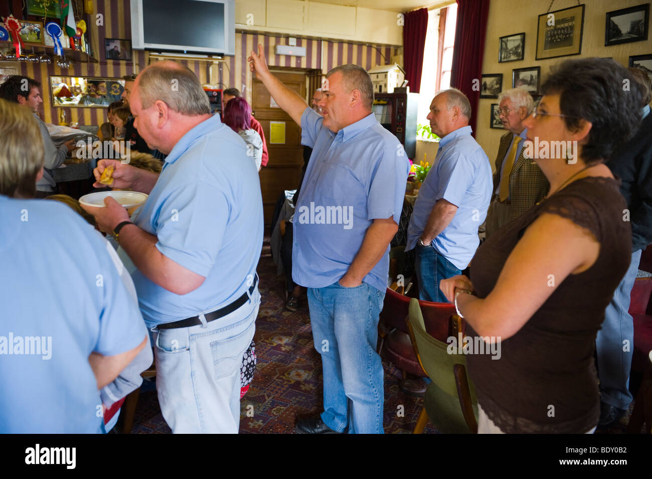 Annual harvest festival charity auction of food and local produce held
