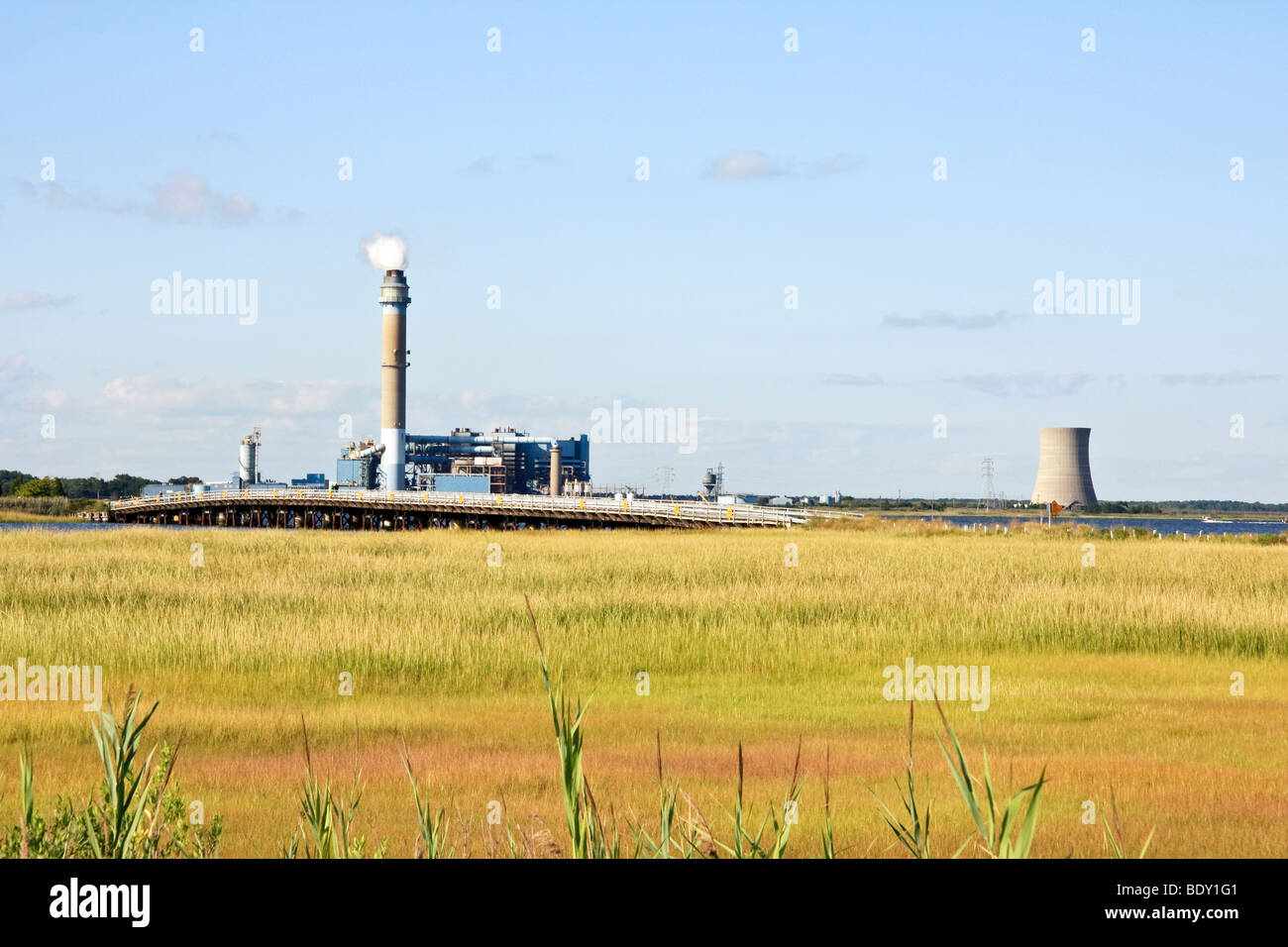 Beesley's Point Generating Station, Cape May County, NJ Stock Photo Alamy