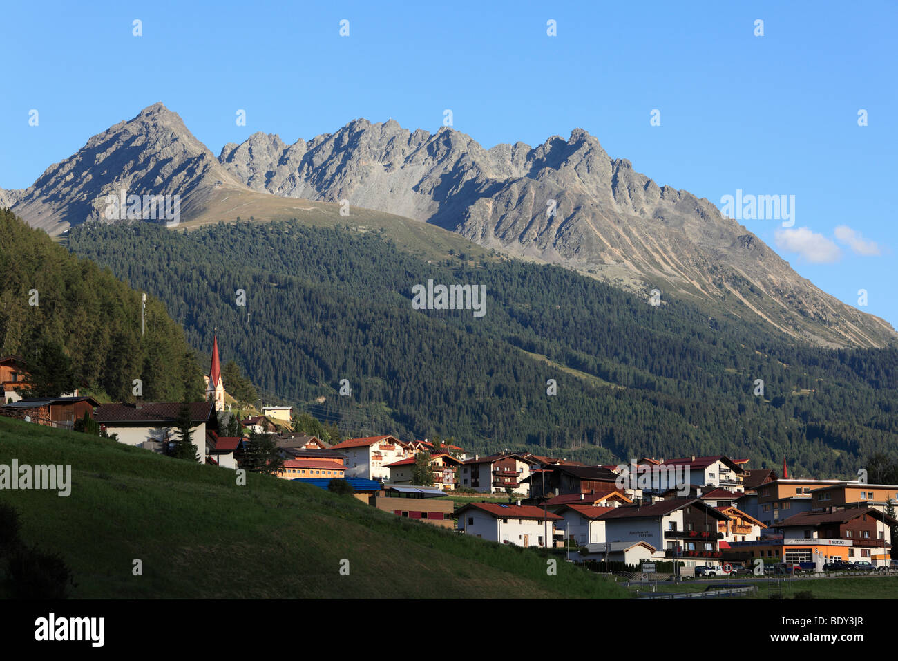 Nauders, Upper Inn Valley, Tyrol, Austria, Europe Stock Photo