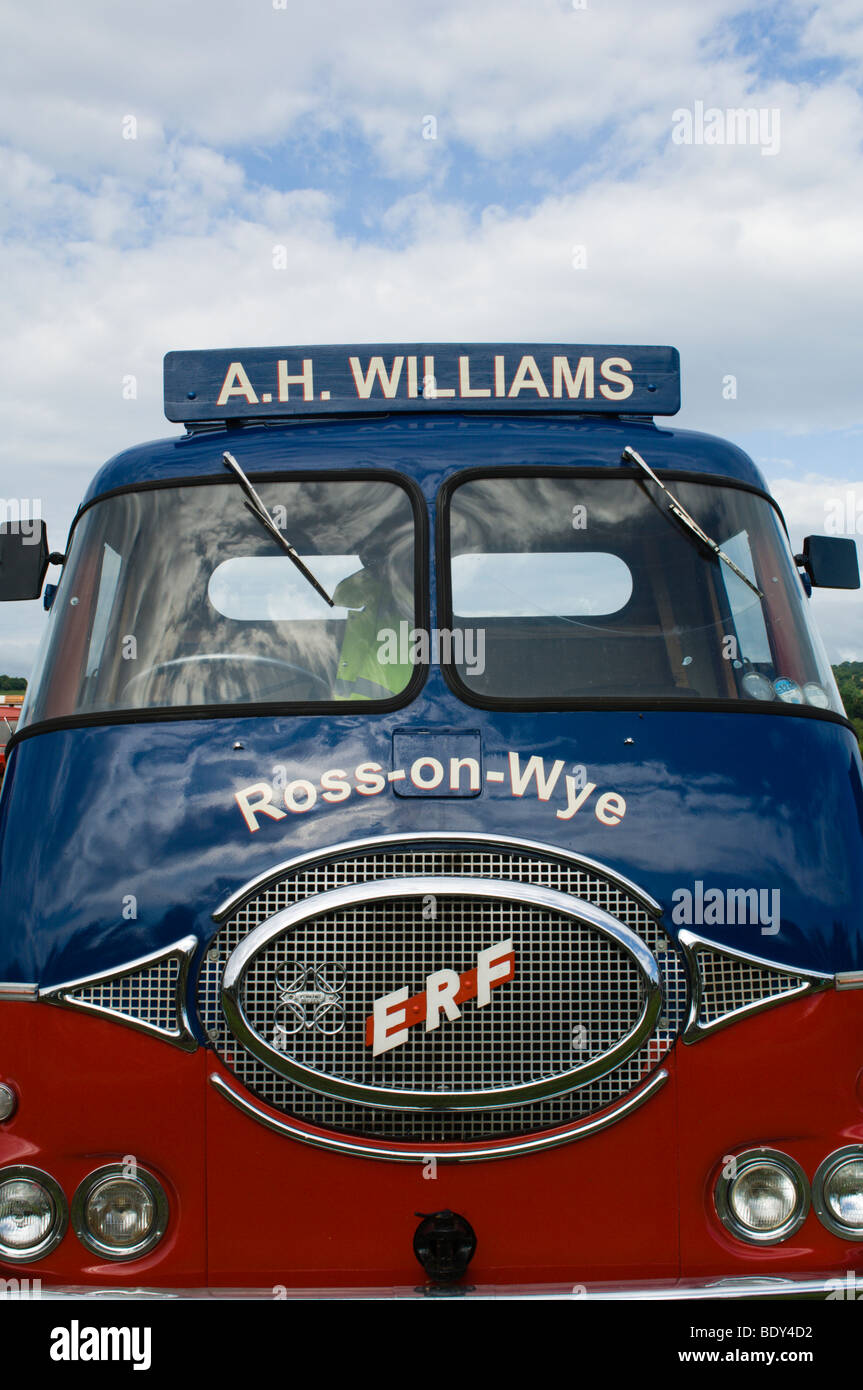 Restored ERF lorry at Much Marcle steam rally Stock Photo Alamy