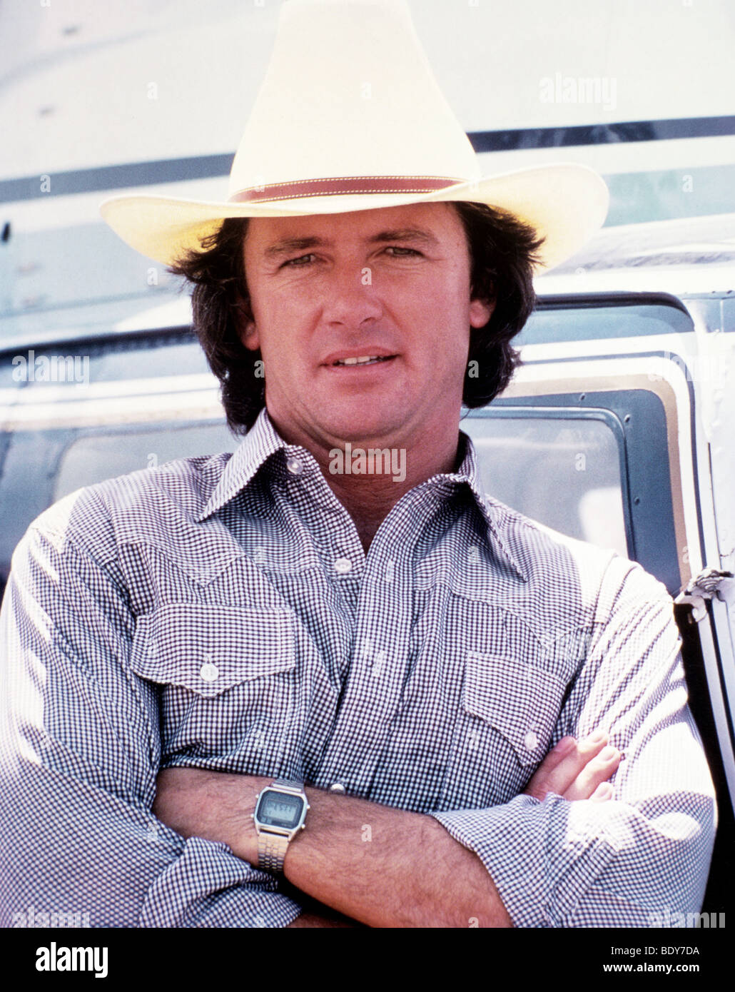 DALLAS - TV series with Patrick Duffy as Ewing Stock Photo -