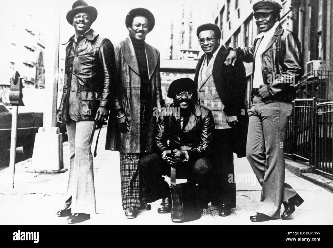 DETROIT SPINNERS US vocal group about 1975 Stock Photo Alamy