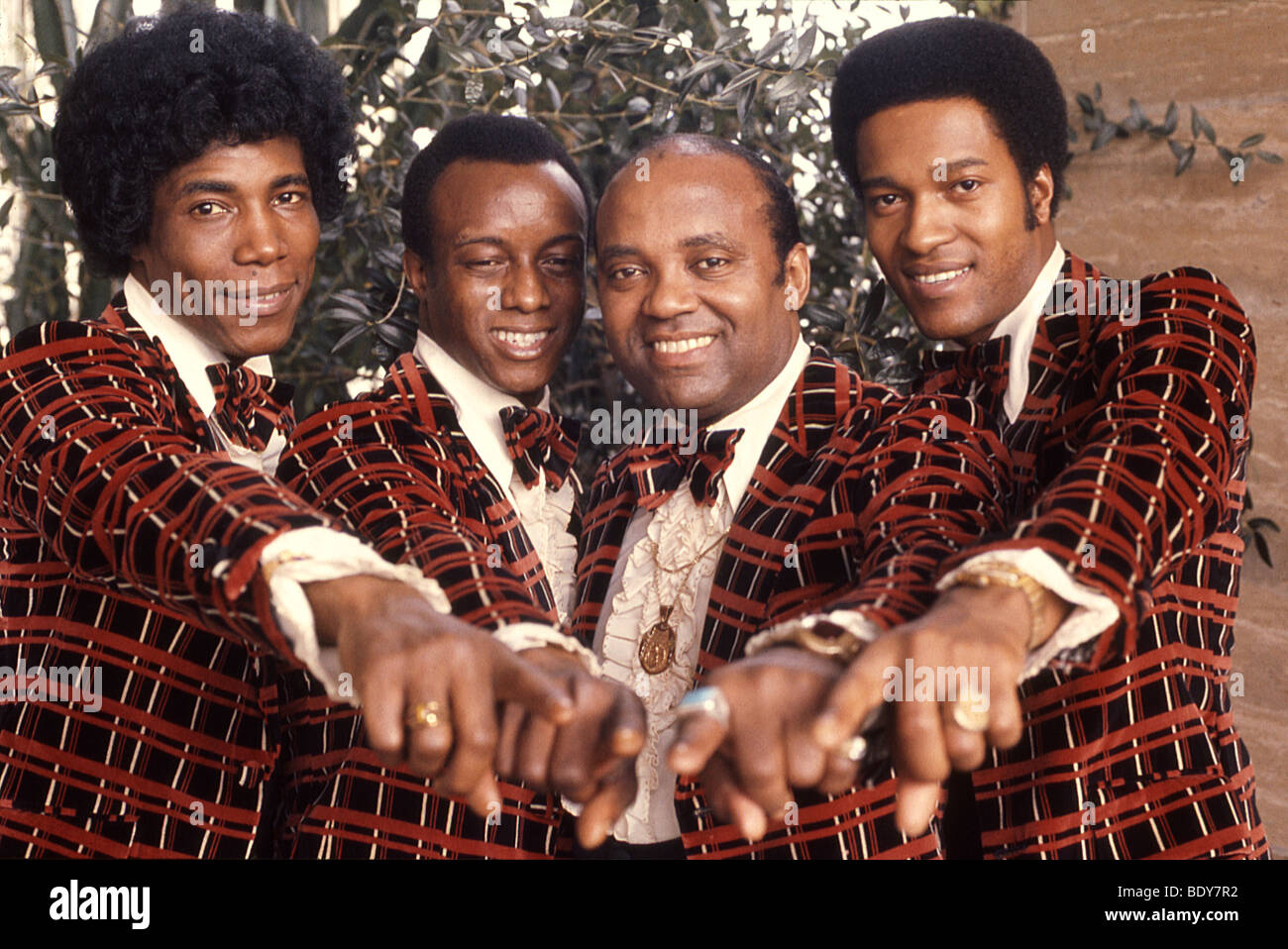 THE DRIFTERS - US vocal group about 1980 Stock Photo