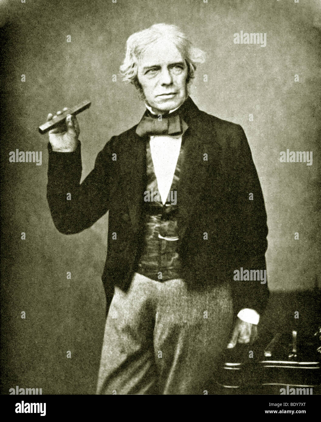 MICHAEL FARADAY  English chemist and physicist (1791-1867) Stock Photo