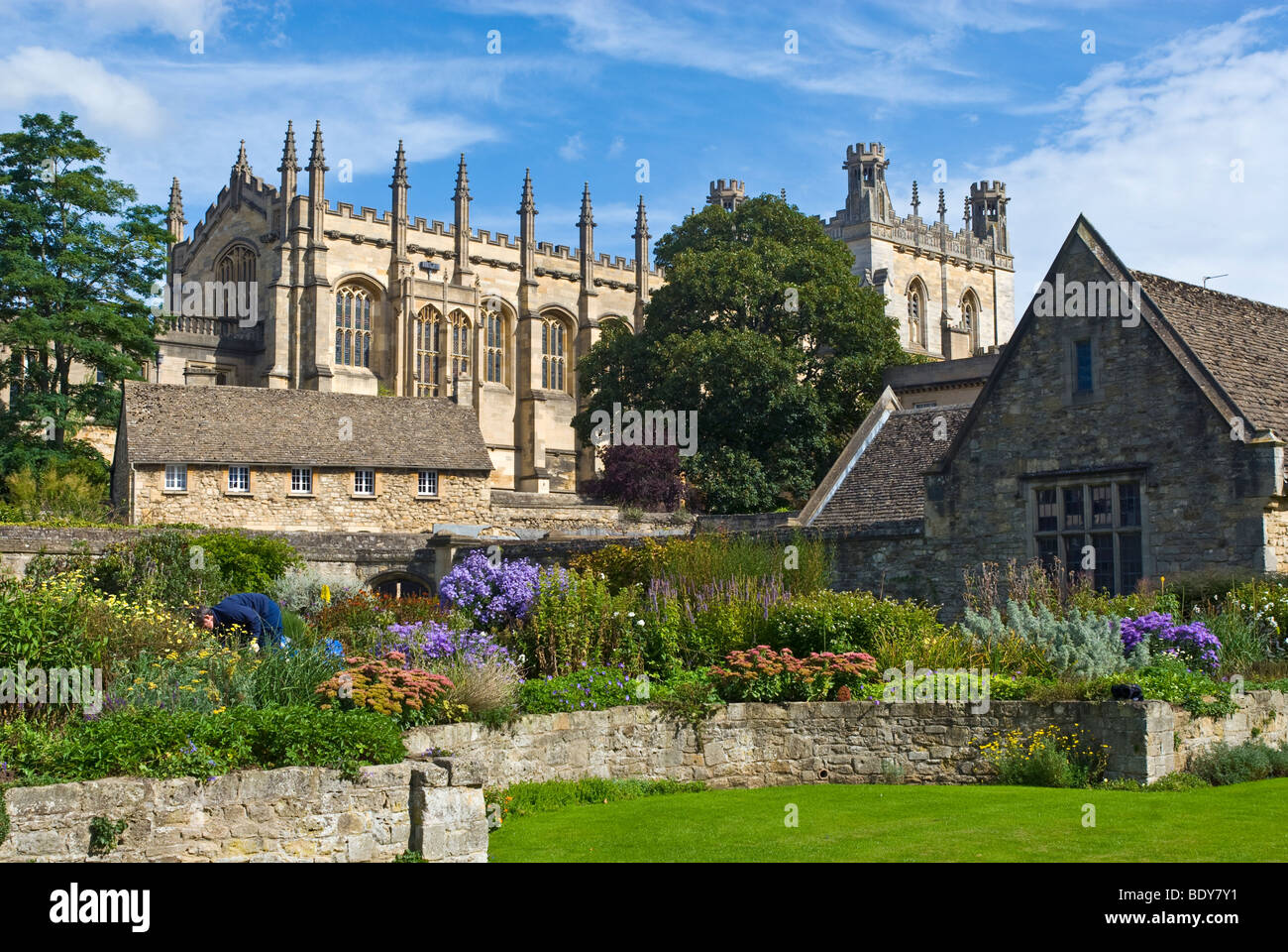 The War Memorial Garden, Christ Church College, University of Oxford, England Stock Photo