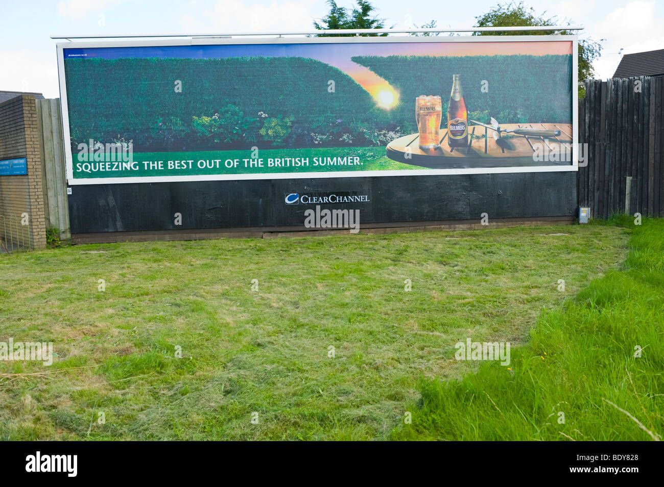 ClearChannel billboard for Bulmers Cider in UK Stock Photo