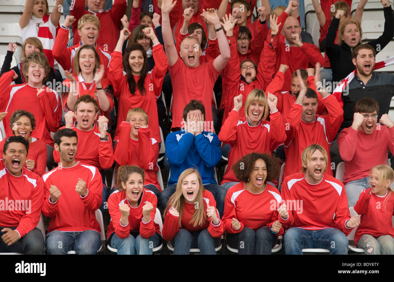Football Fan Rivalry Celebration Clapping Football High Resolution Stock Photography and ...