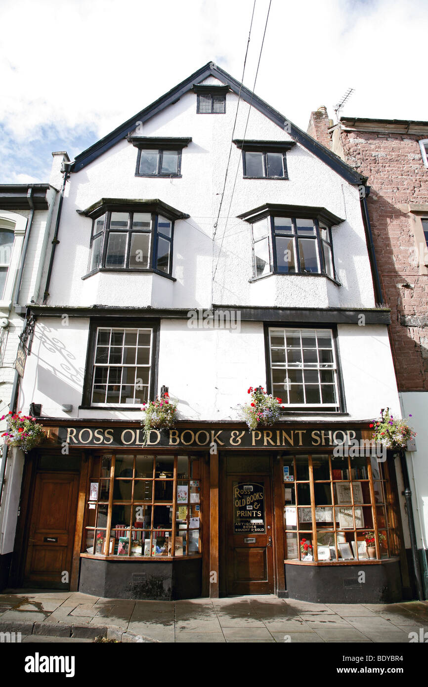 Book shop, Ross on Wye Stock Photo Alamy