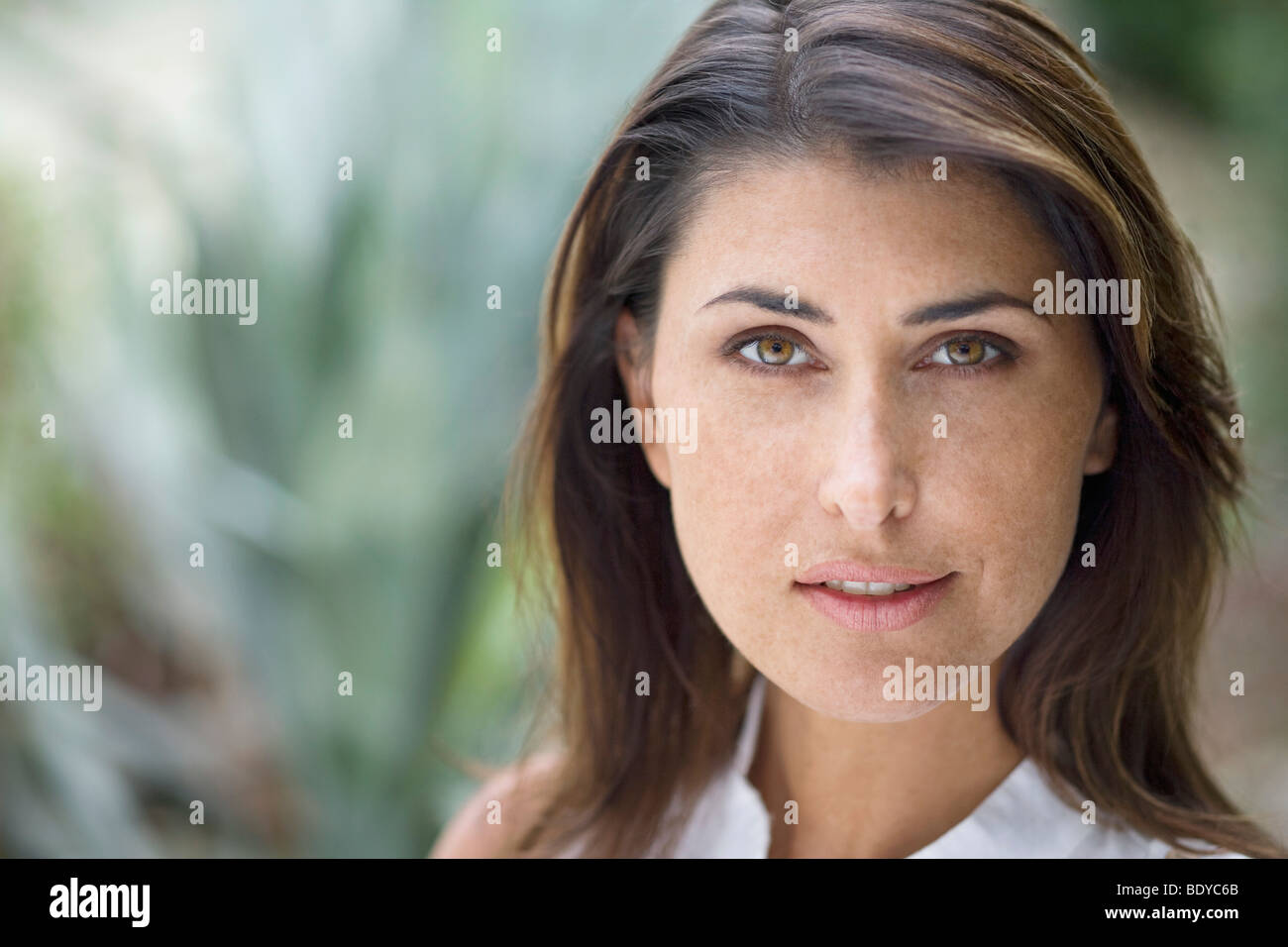 A beauty headshot. Stock Photo