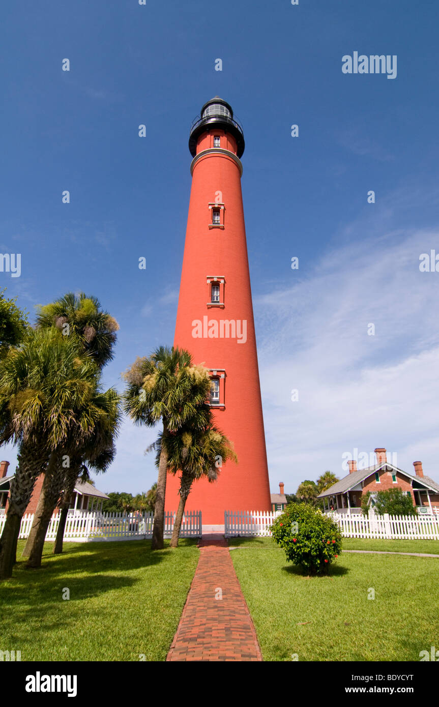 Lighthouse Ponce Inlet, Florida Stock Photo Alamy