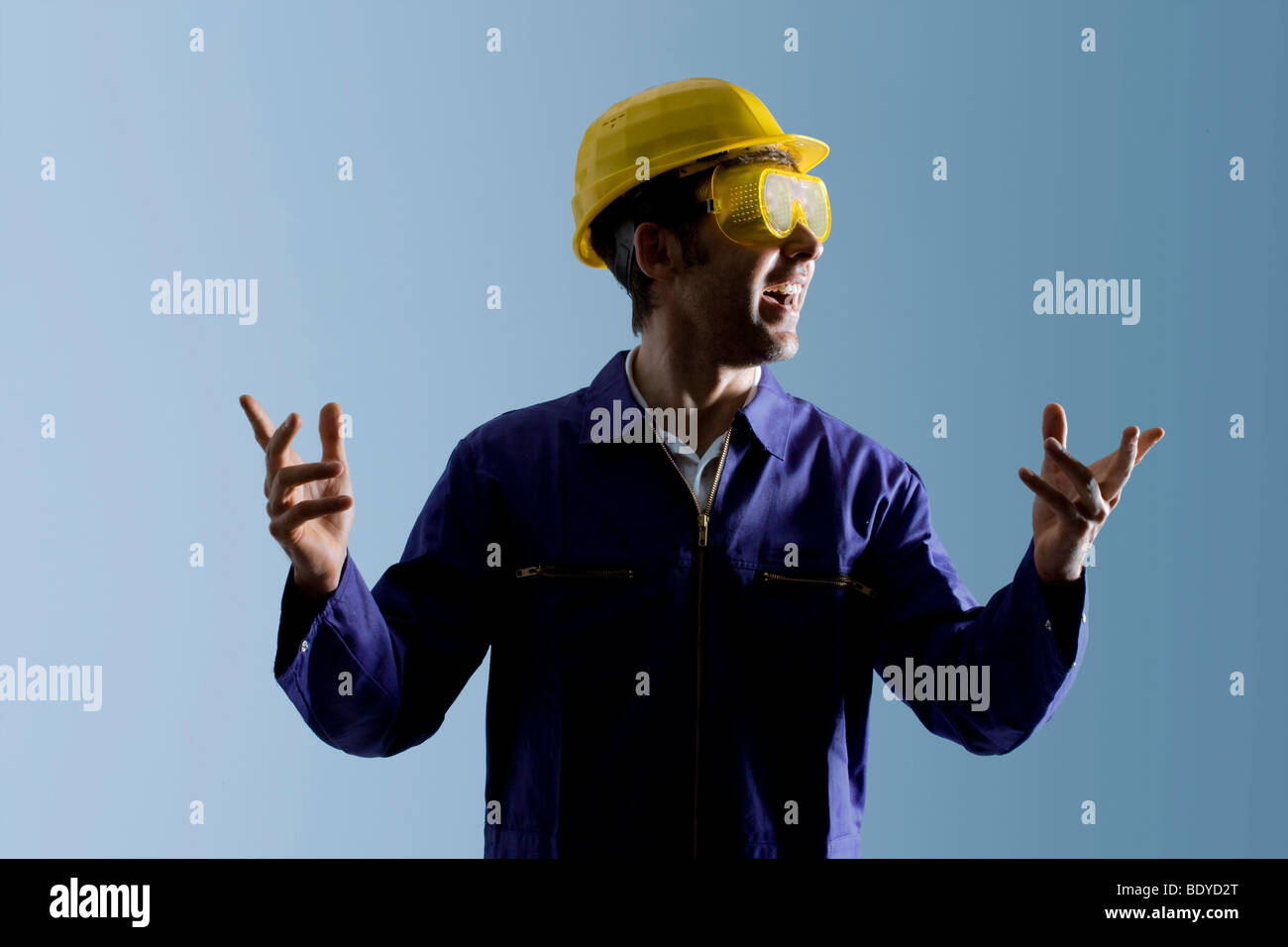 Workman hard hat hi-res stock photography and images - Alamy