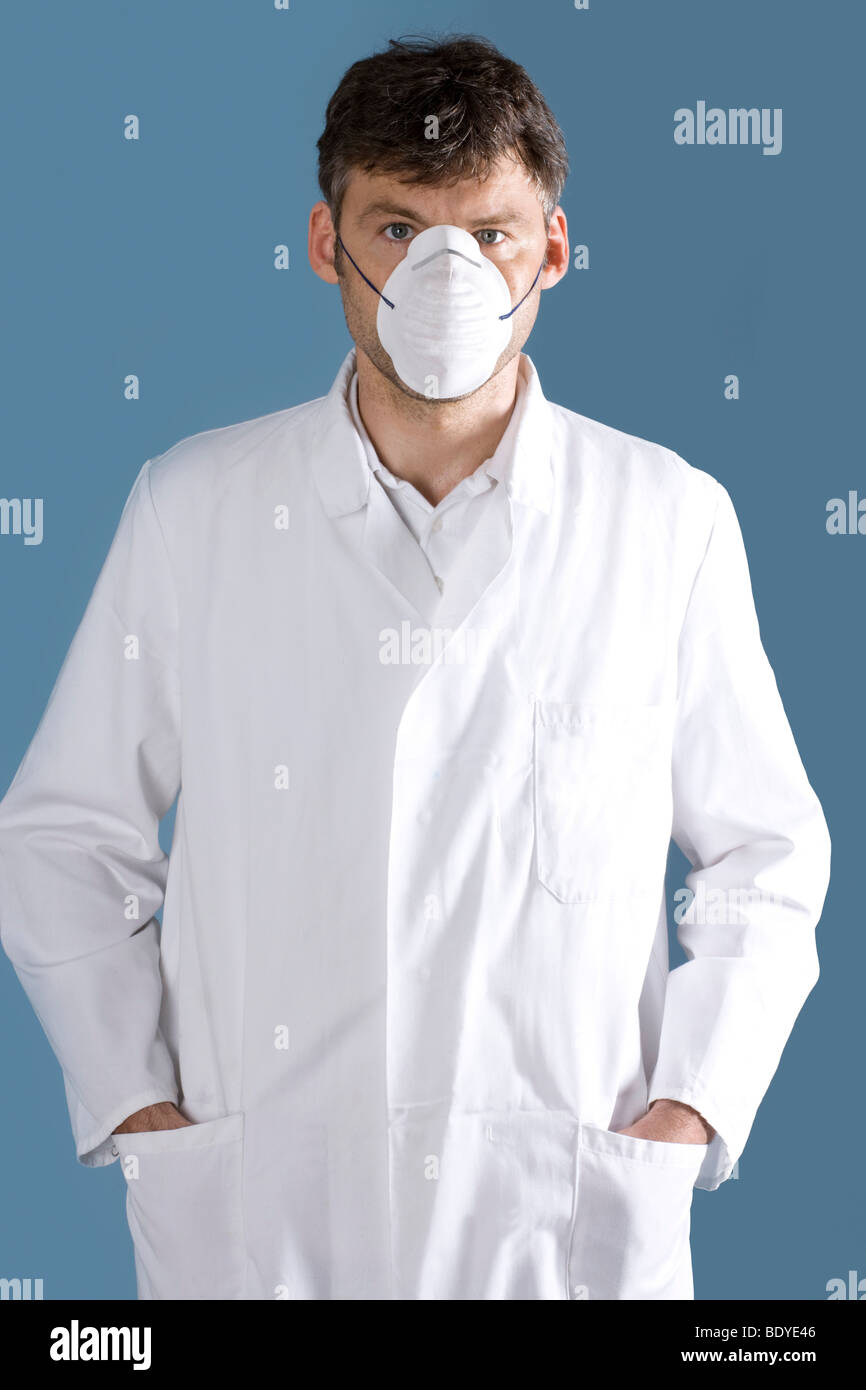 Doctor with protective mask Stock Photo