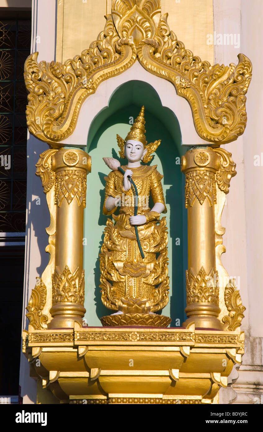 Shwedagon Pagoda, Buddhist temple, Rangoon, Yangon, Burma, Burma, Myanmar, Asia Stock Photo