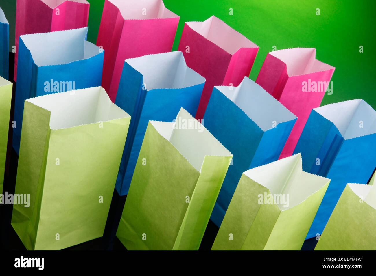 Recyclable paper bags Stock Photo Alamy