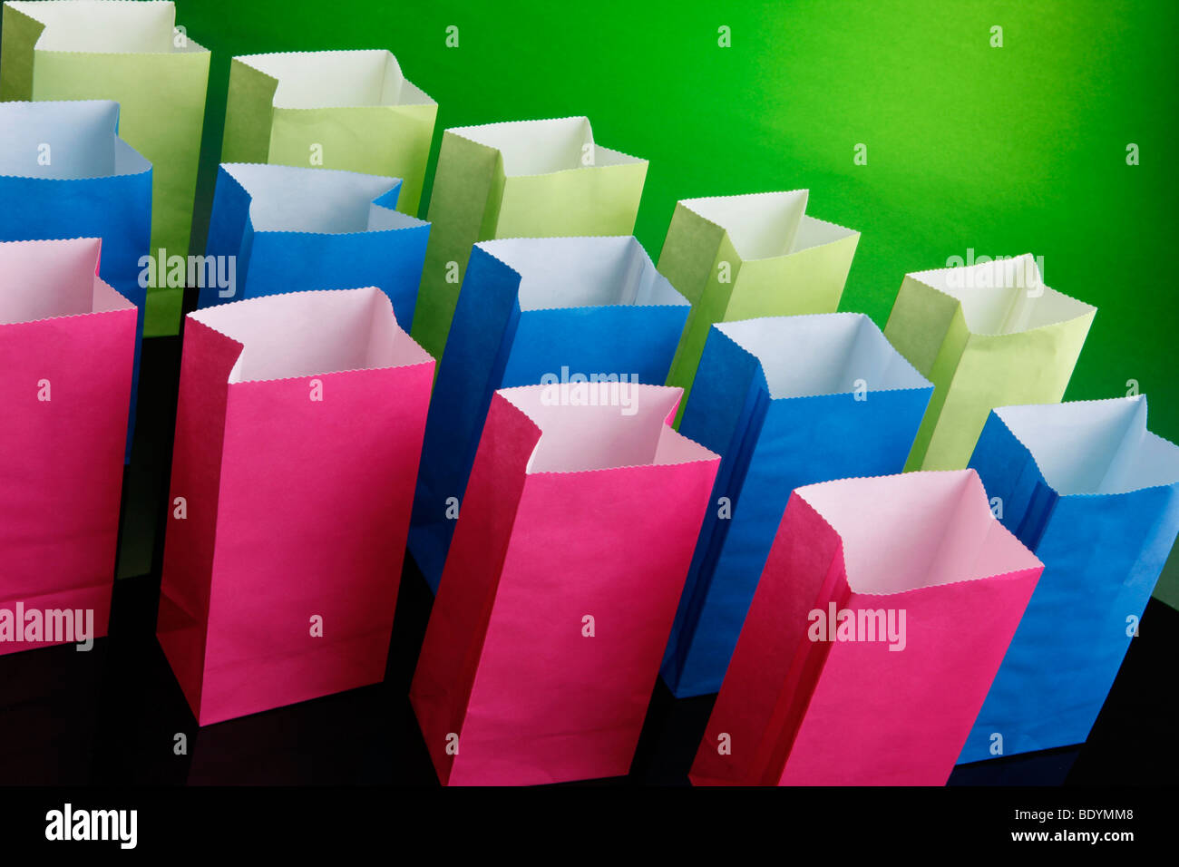 Recyclable paper bags Stock Photo Alamy