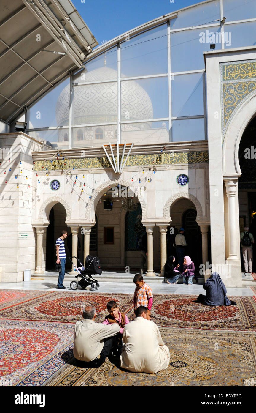 Shia Ruqqaya-Mosque in Damascus, Syria, Middle East, Asia Stock Photo