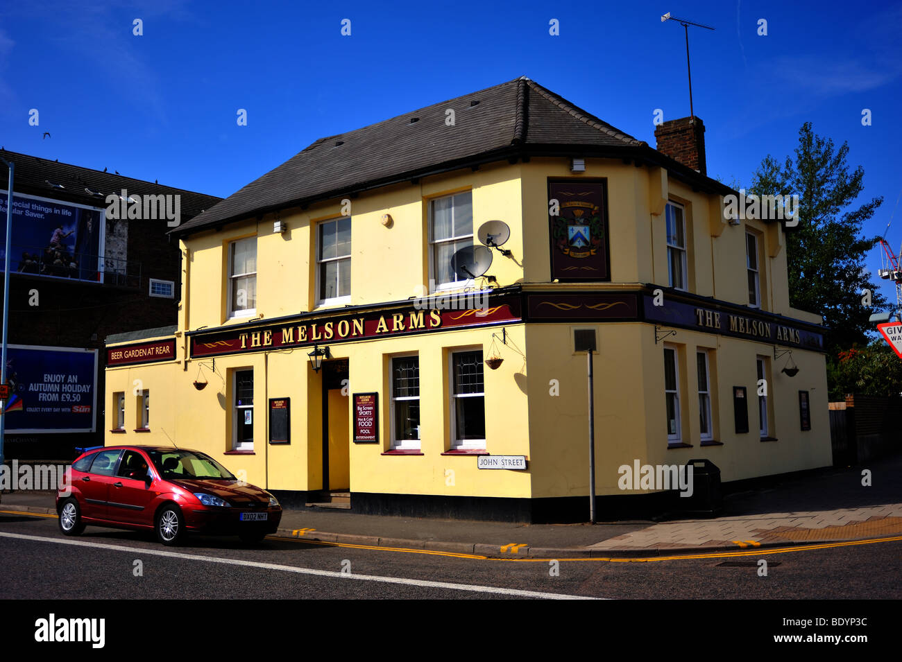 The Melson Arms Pub in Luton Stock Photo Alamy