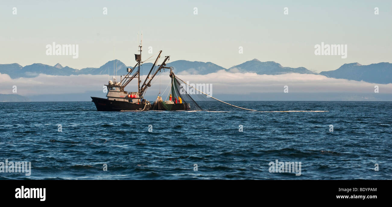Seine Net Fishing in Southeast Alaska Stock Photo - Alamy