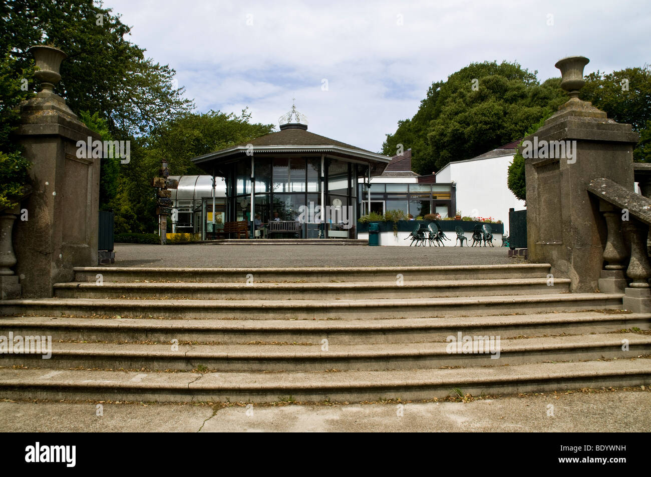 dh Candie Park ST PETER PORT GUERNSEY Bandstand cafe Candie Park
