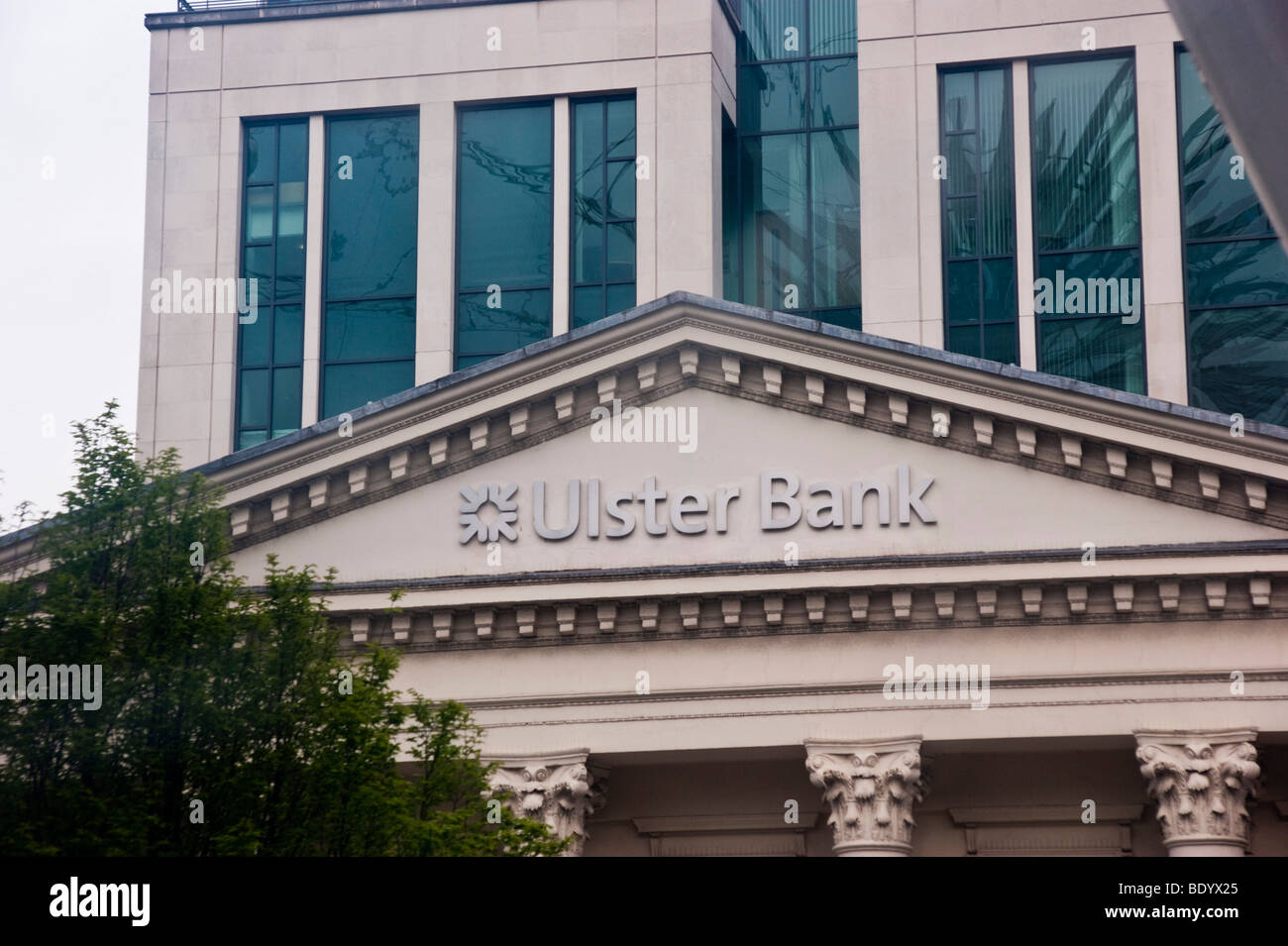 The Ulster Bank Belfast - sign Stock Photo