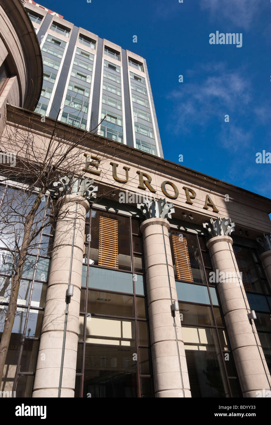 The Europa Hotel Belfast Northern Ireland Stock Photo