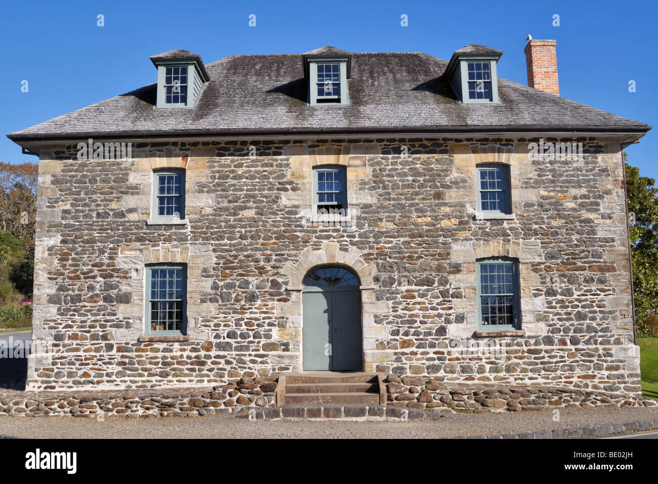 The Stone Store, Kerikeri, Bay of Islands, Northland, New Zealand Stock