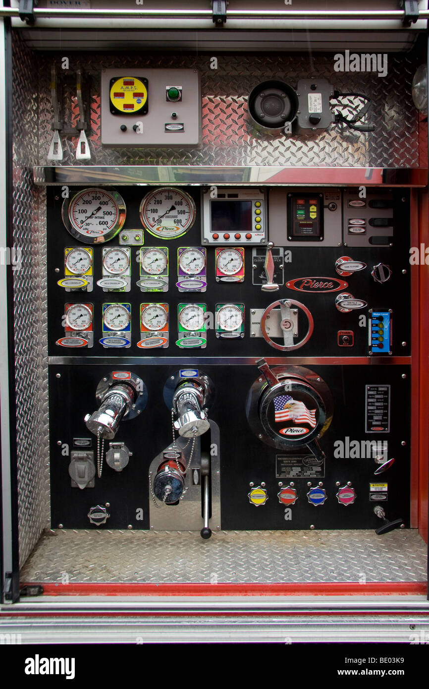 Fire engine gauges panel hires stock photography and images Alamy