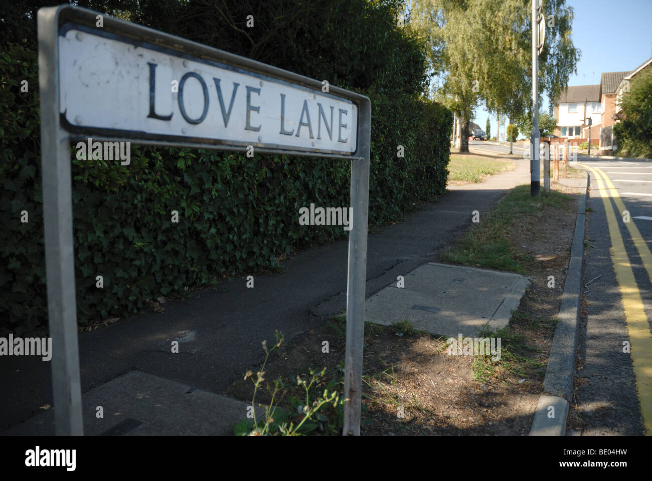 Love Lane Stock Photo Alamy