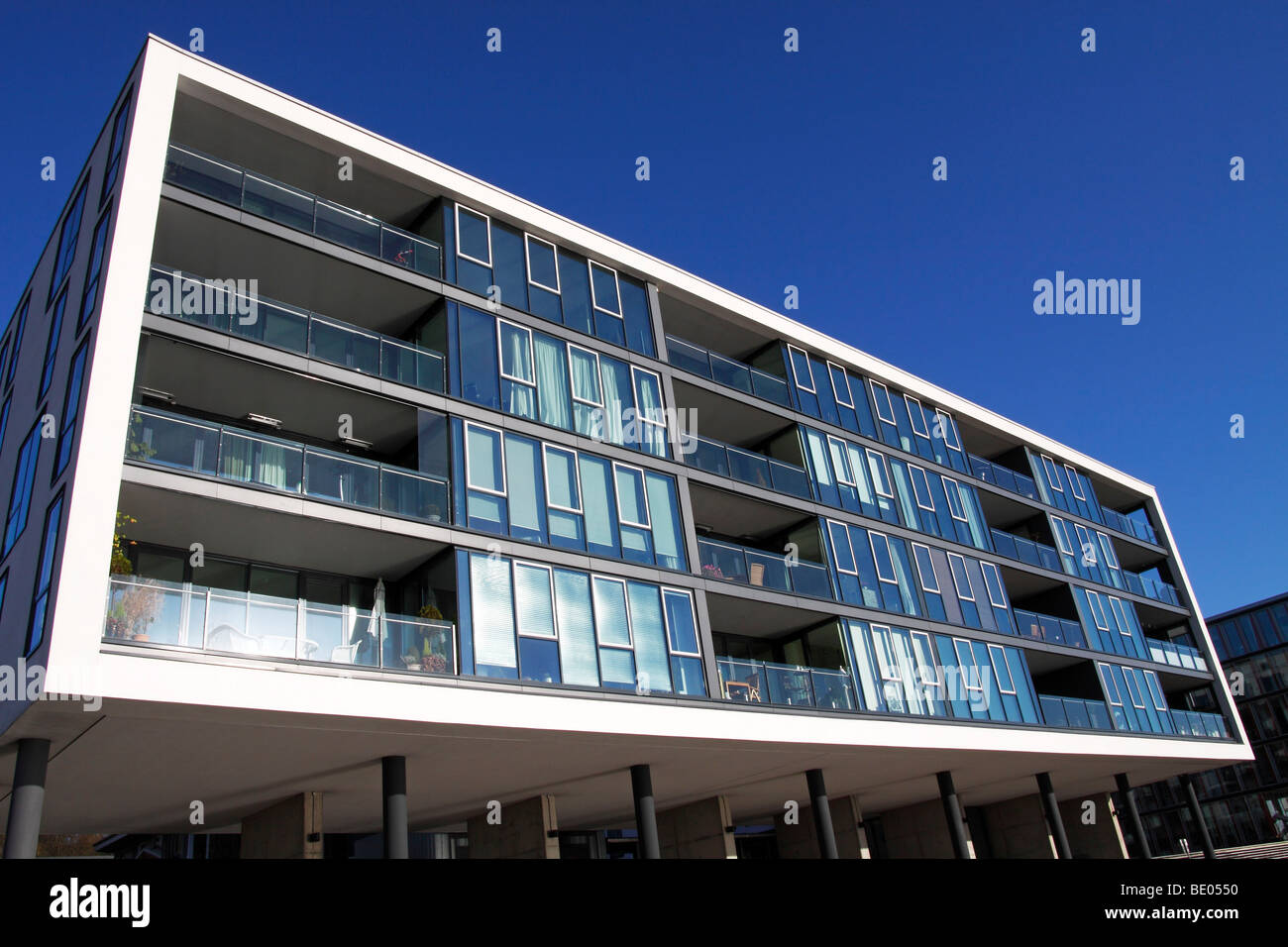 Modern apartment building / Hamburg Stock Photo Alamy