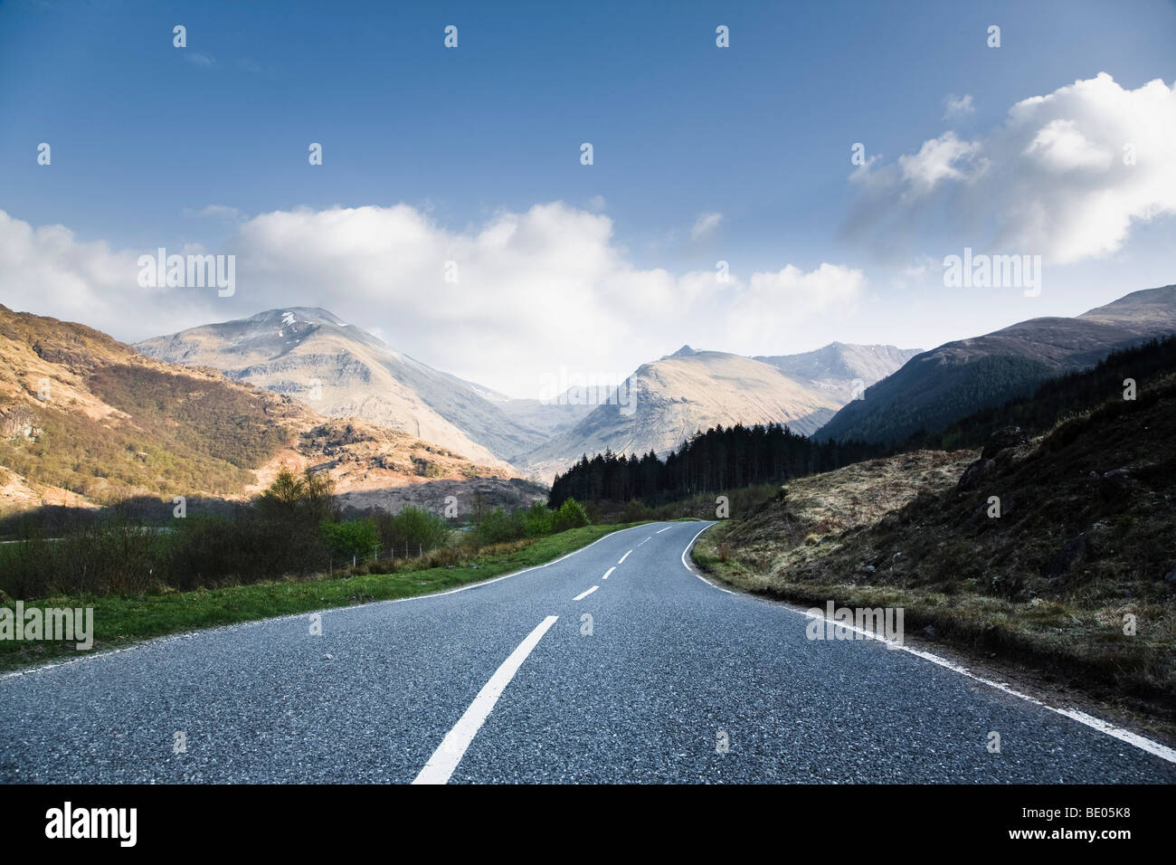 Road to Ben Nevis Stock Photo Alamy