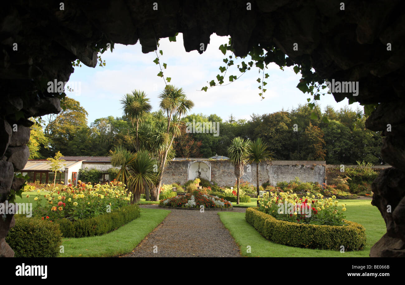Enniscoe House Gardens seen from the Grotto Stock Photo Alamy