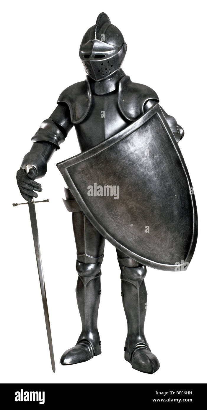 Knight in shining Armor Stock Photo
