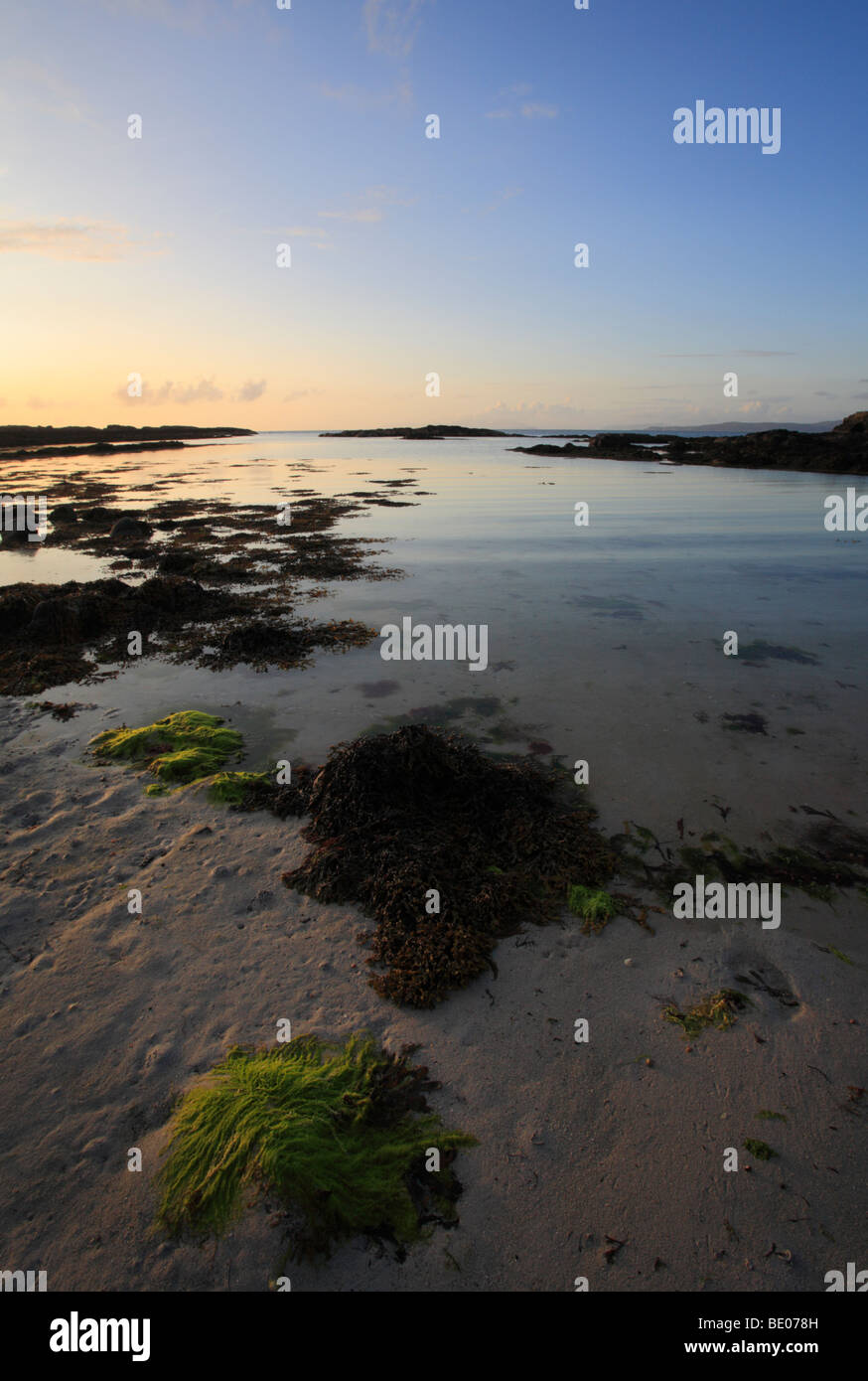 The beach at Port na Ba on the North West coast of the Isle of Mull