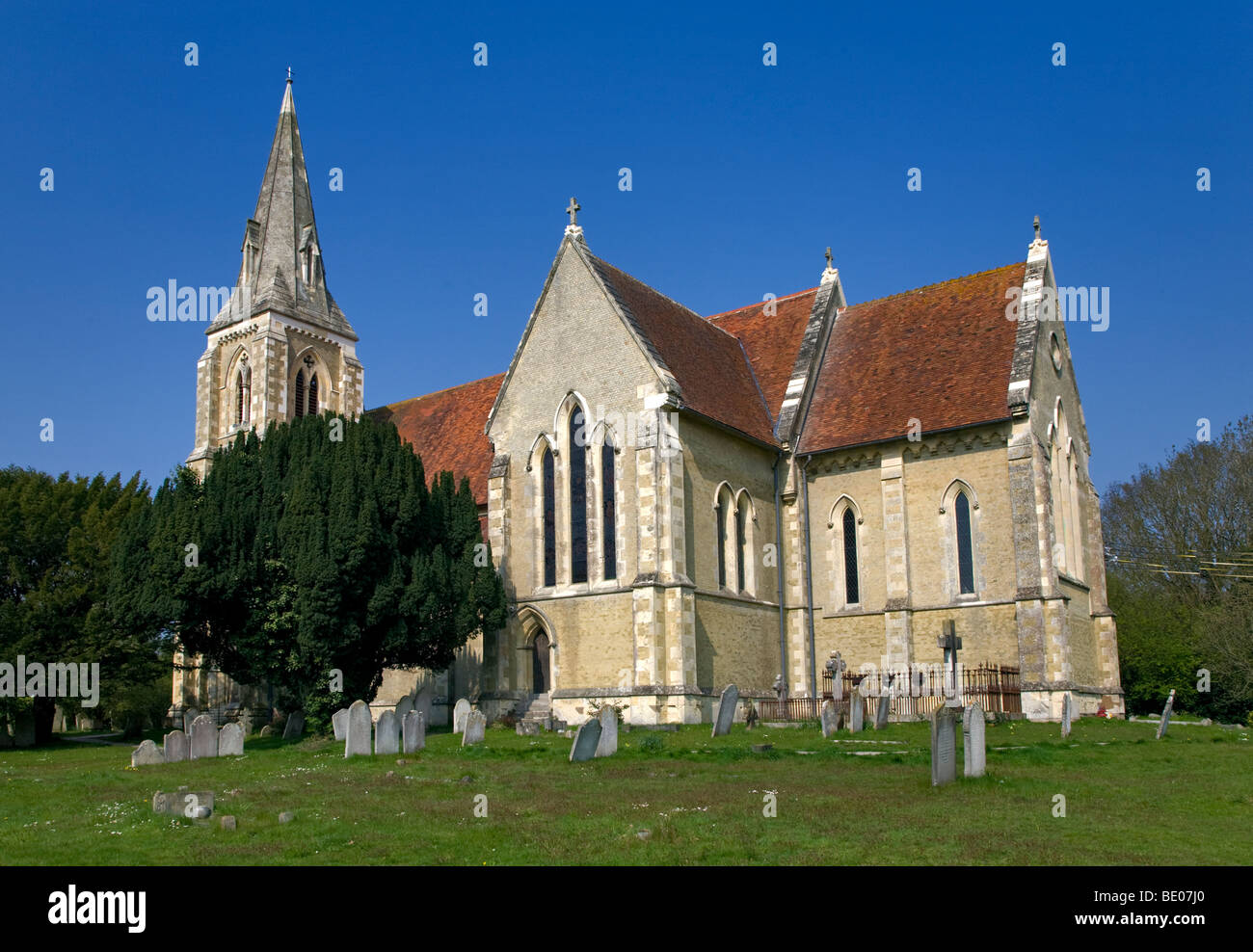 St John the Apostle Church, Marchwood, Hampshire, England Stock Photo