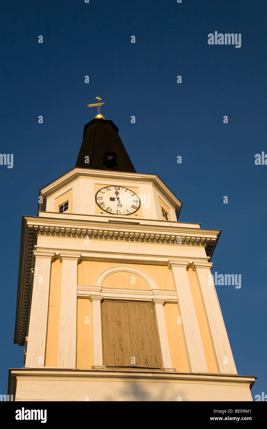 The clocktower on the Central Square in the city of Tampere, Finnland