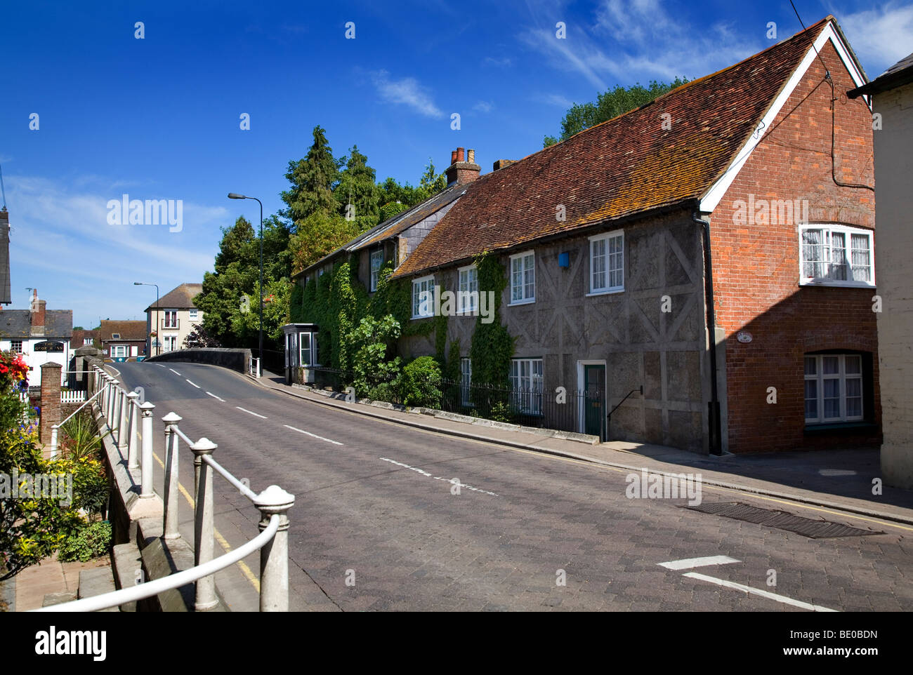 Bridge at Fordingbridge, Hampshire, England Stock Photo Alamy