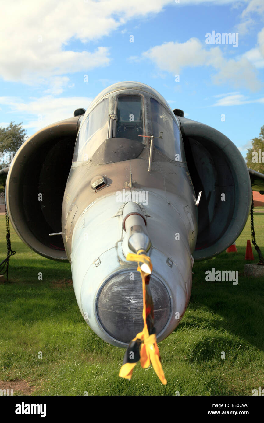 A Hawker Harrier jet Stock Photo - Alamy