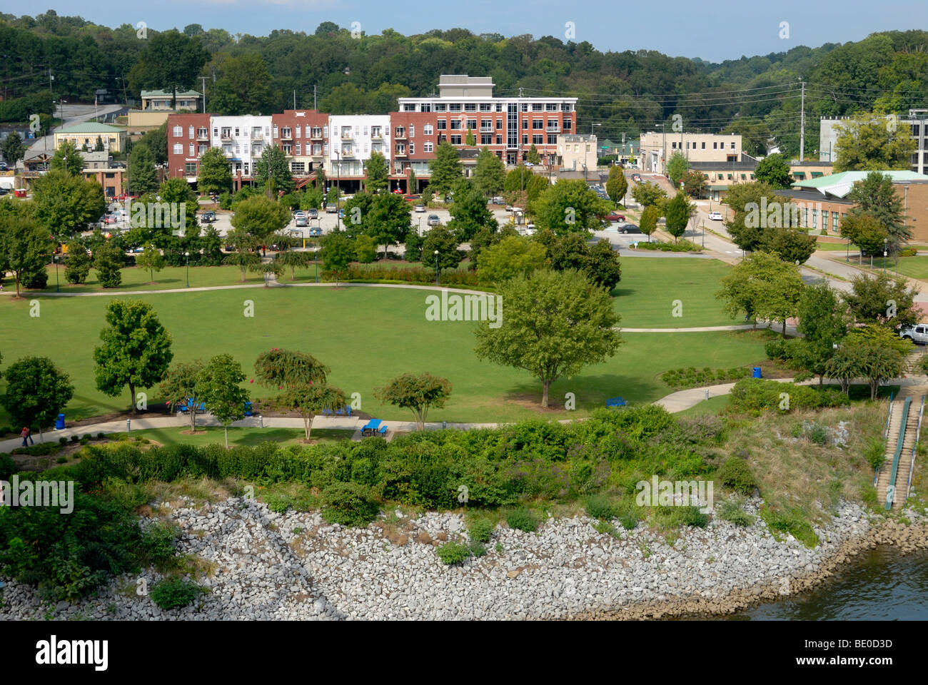Coolidge Park, Chattanooga, Tennessee Stock Photo