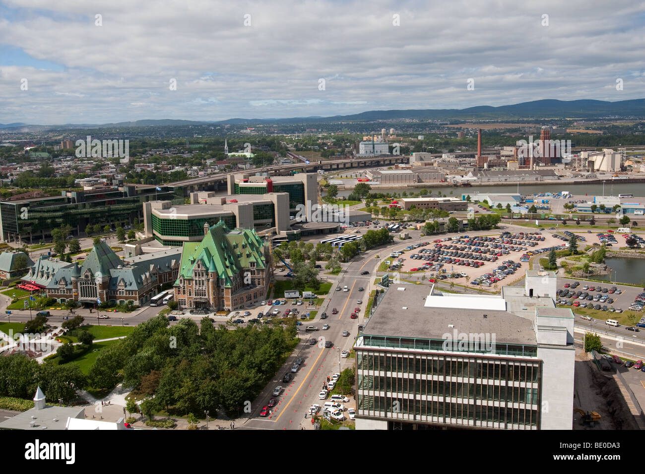 he VIA Rail train station is pictured in Quebec city Stock Photo Alamy