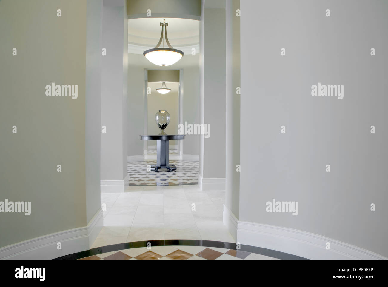 Modern Home Curved Walls Stock Photos Modern Home Curved Walls