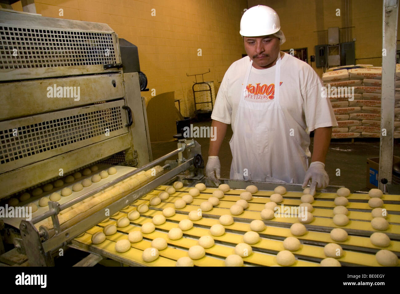 Corn tortilla processing factory located in Caldwell, Idaho, USA Stock
